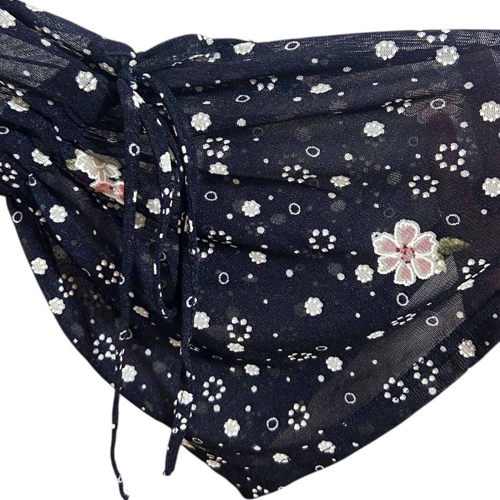 Siren Lily Petites Dress Floral Bell Sleeve Romantic Whimsigoth Fairy Grunge PS - Picture 6 of 10